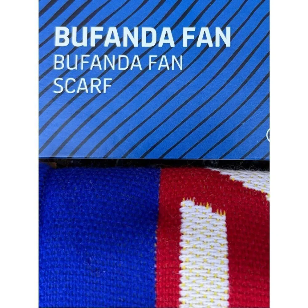 FC Barcelona Knit Scarf/Banner Official Barca Soccer/Football Team New Logo